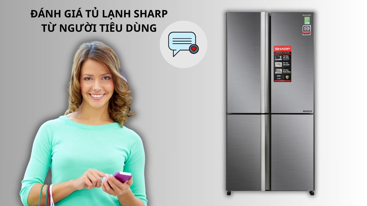 tủ lạnh sharp của nước nào và nhiều người mua đánh giá cao