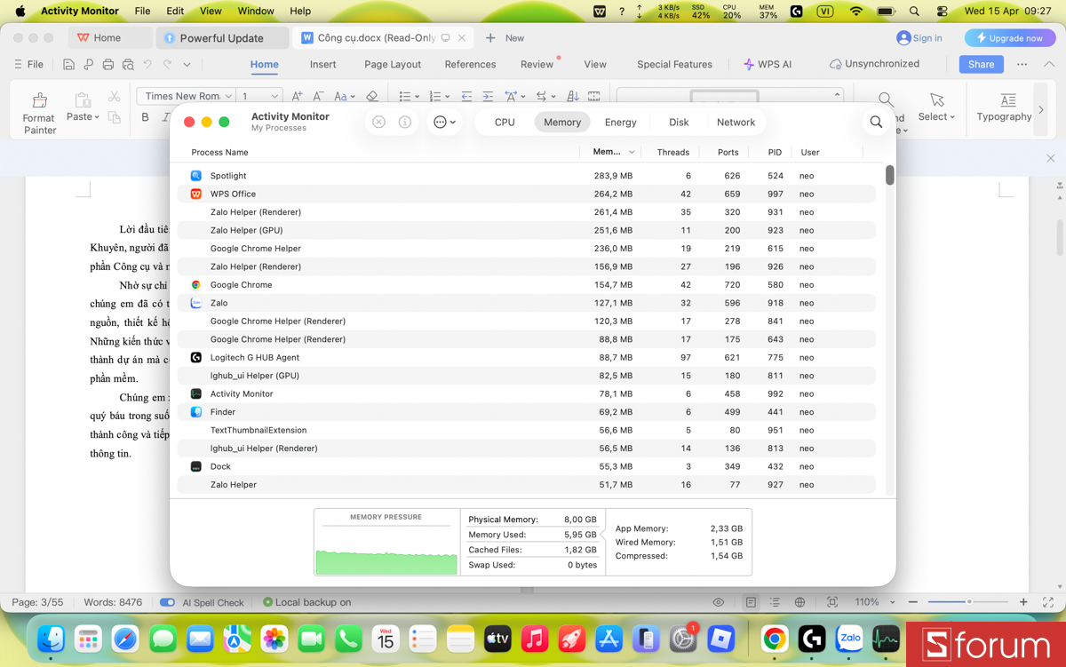 Làm việc nhẹ nhàng với MacBook Neo