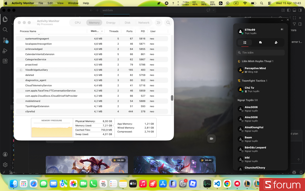 Vừa làm việc vừa chơi game trên MacBook Neo
