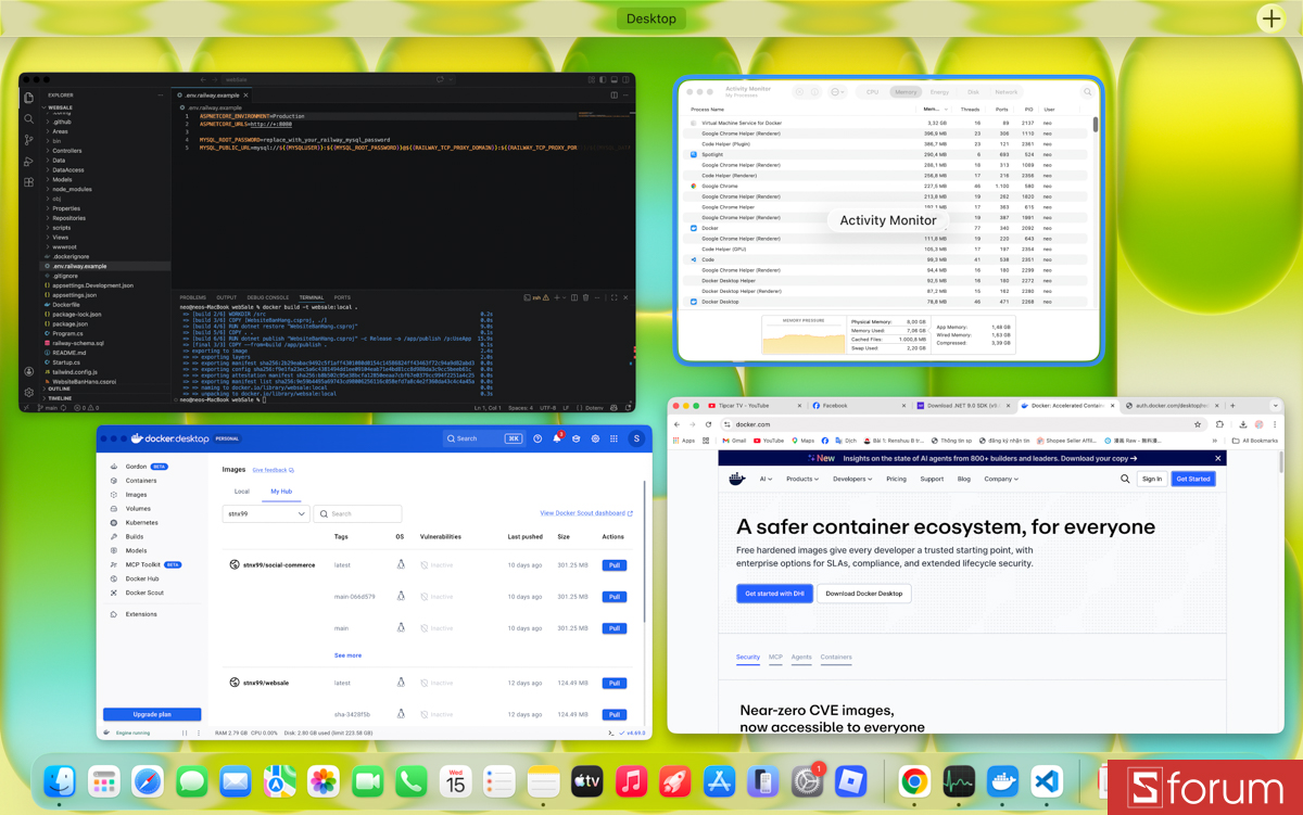 Lập trình web application trên MacBook Neo