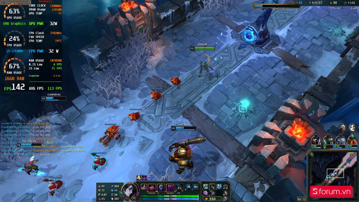 Liên minh huyền thoại trên ASUS ExpertBook P1 Liên minh huyền thoại trên ASUS ExpertBook P1