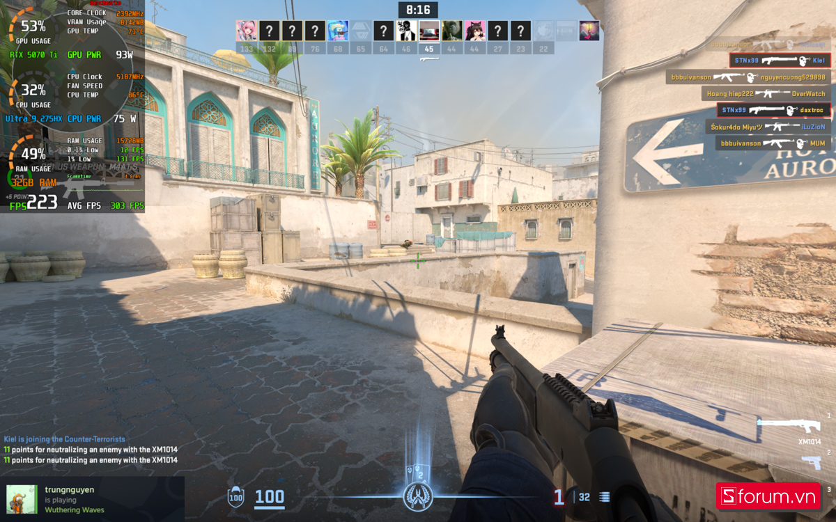 CSGO 2 trên ASUS ROG Strix G815