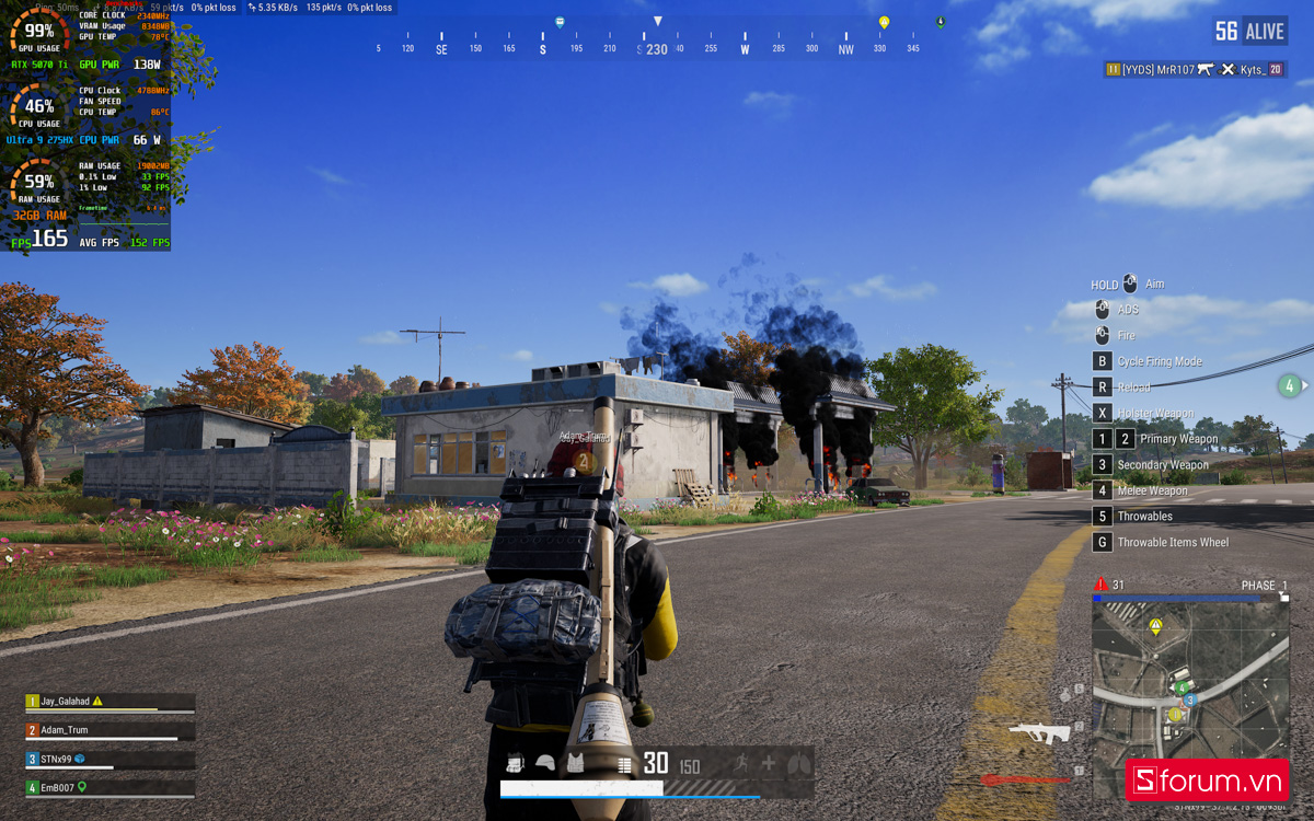 PUBG trên ASUS ROG Strix G815