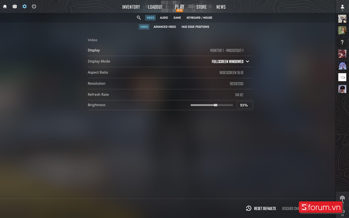 CSGO 2 trên ASUS TUF Gaming F16