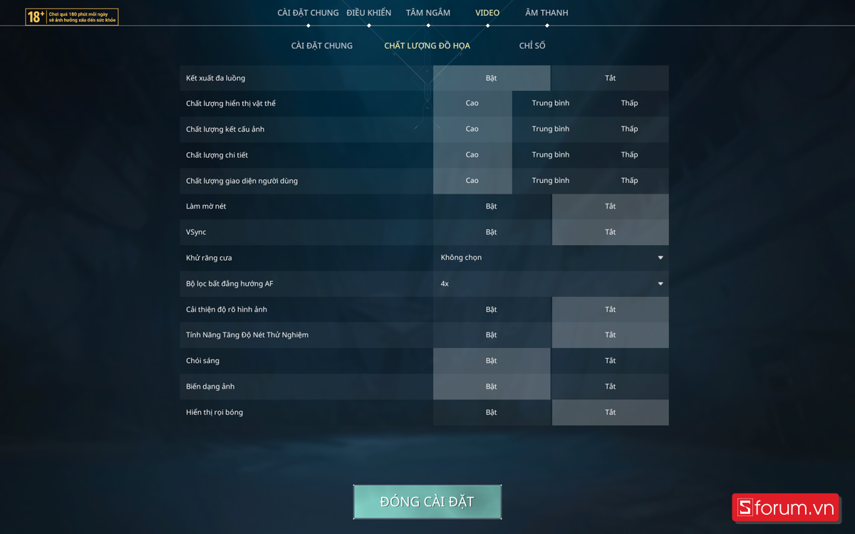 Valorant trên ASUS TUF Gaming F16