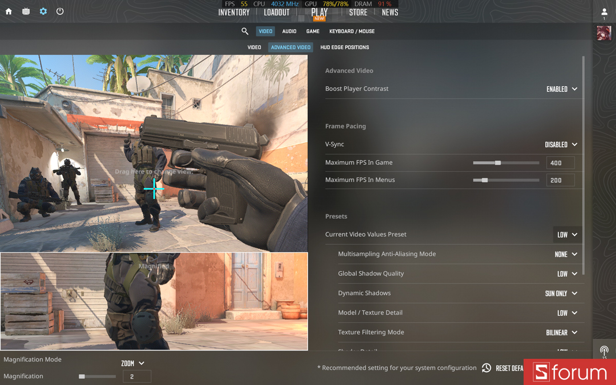 CS:GO 2 trên ASUS ZenBook A14 UX3407NA