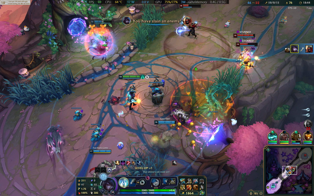 Liên minh huyền thoại trên Dell 14