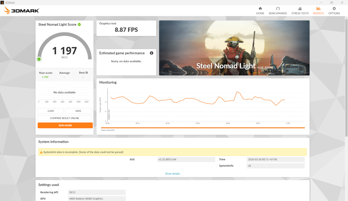 3DMark trên Dell 14