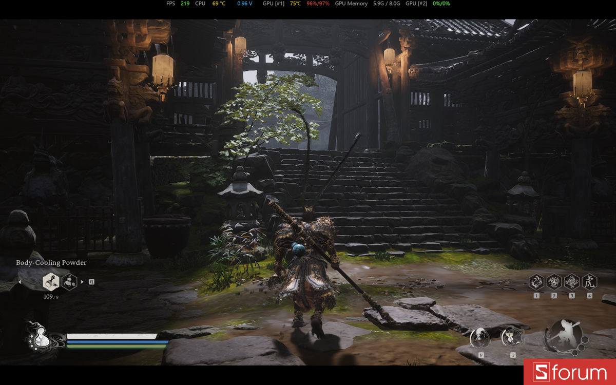 Black Myth Wukong trên Gigabyte Aero X16