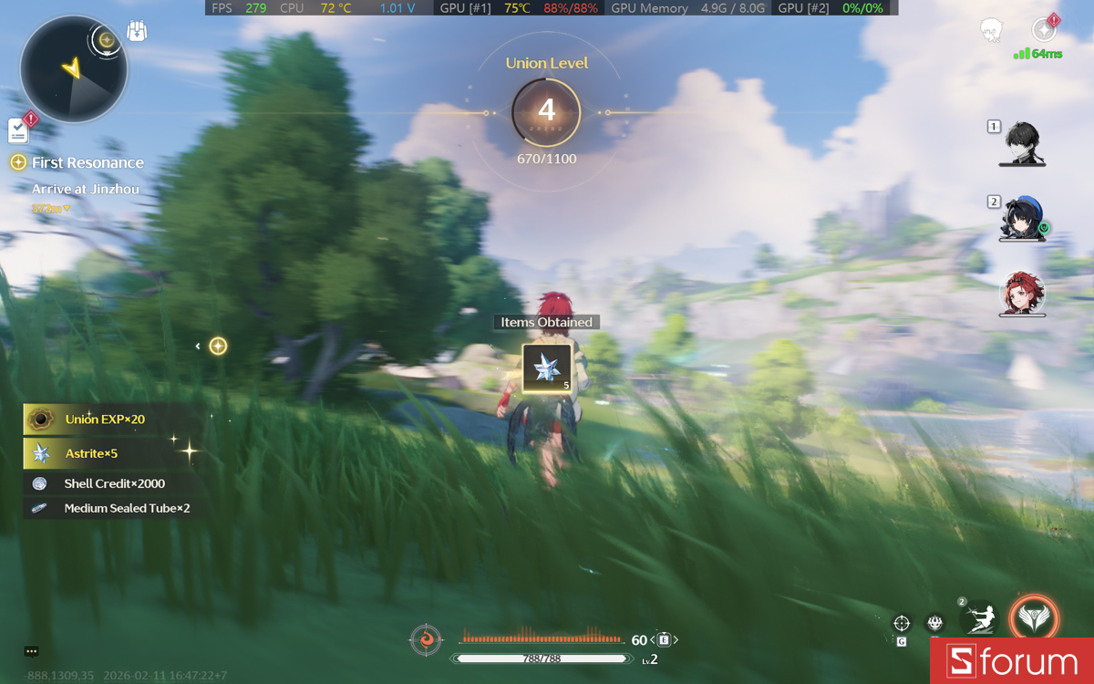 Wuthering Waves trên Gigabyte Aero X16