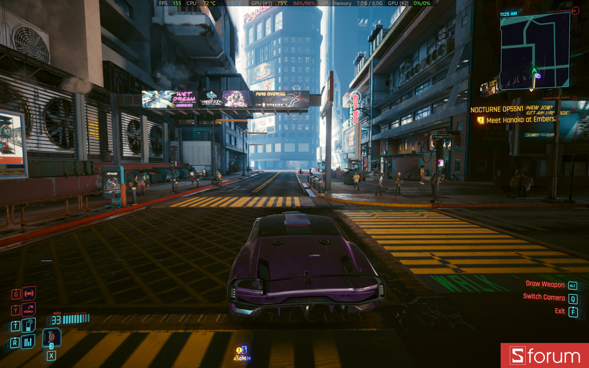 Cyberpunk 2077 trên Gigabyte Aero X16