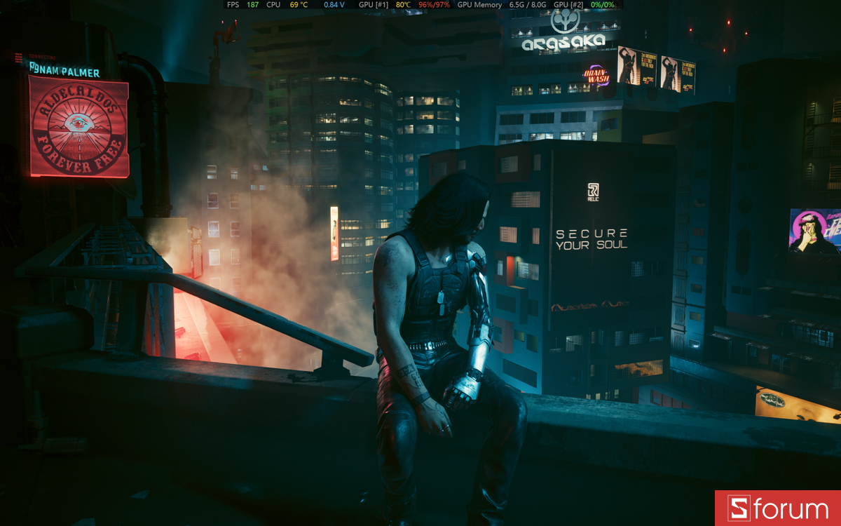 Cyberpunk 2077 trên Gigabyte Aero X16