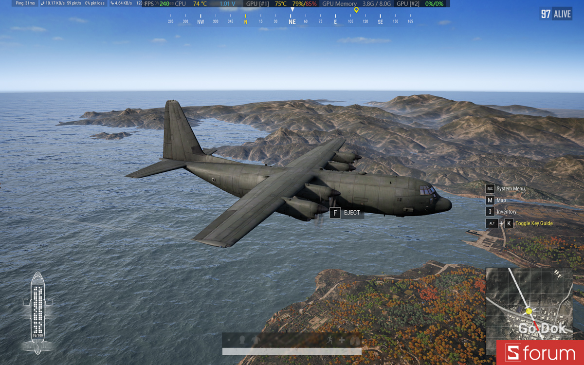 PUBG trên Gigabyte Aero X16