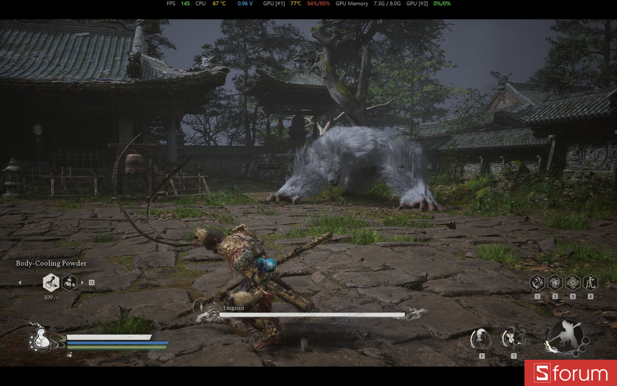 Black Myth Wukong trên Gigabyte Aero X16