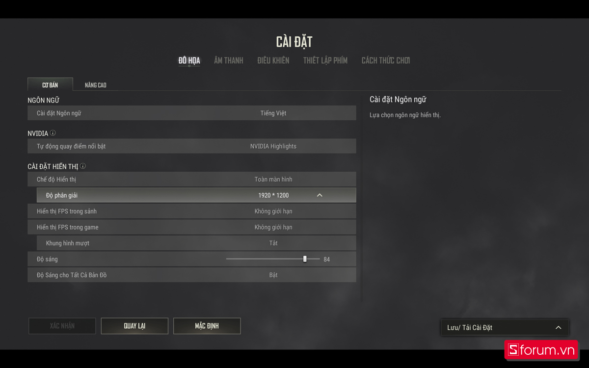 PUBG trên Gigabyte Gaming A16