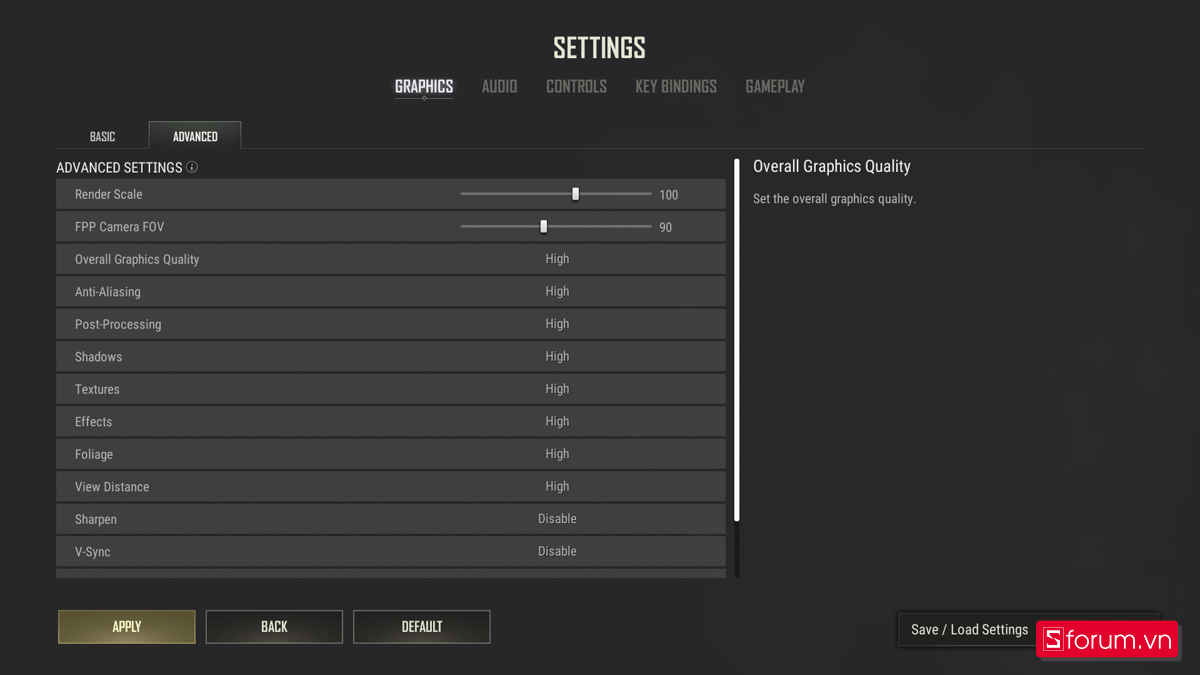 PUBG trên Acer Nitro V 15 ProPanel