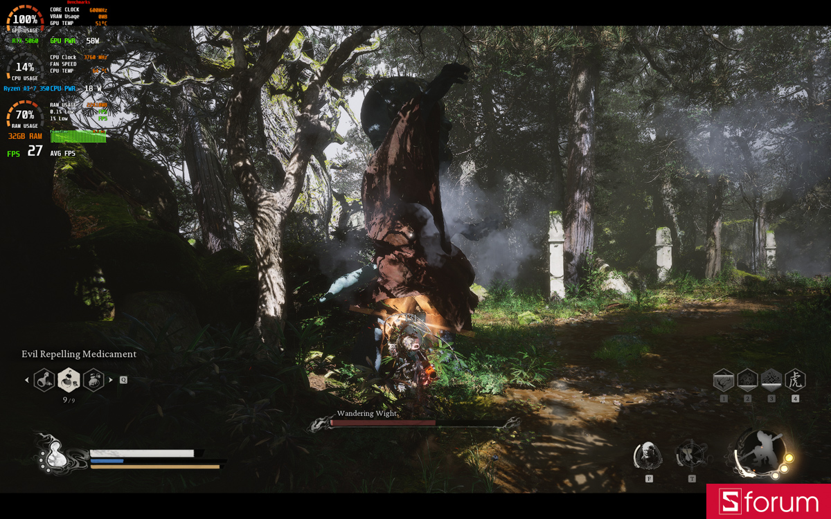 Black Myth Wukong trên Acer Nitro V 16S AI ProPanel