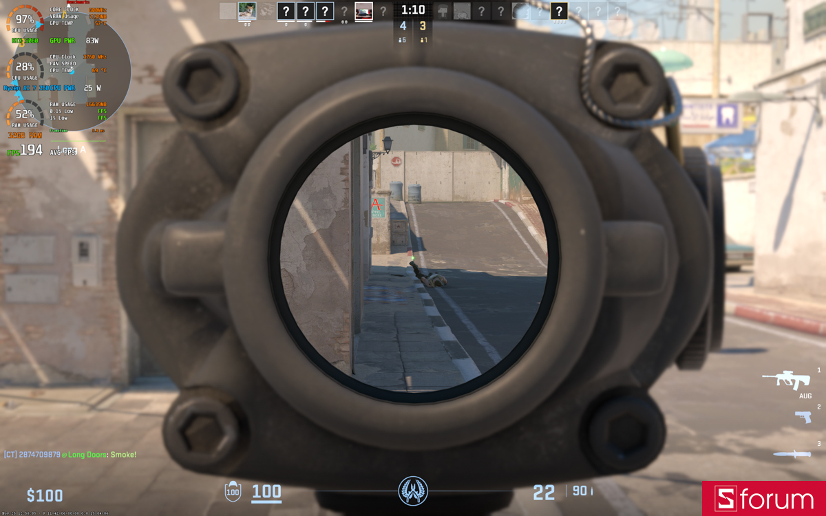 CSGO 2 trên Acer Nitro V 16S AI ProPanel