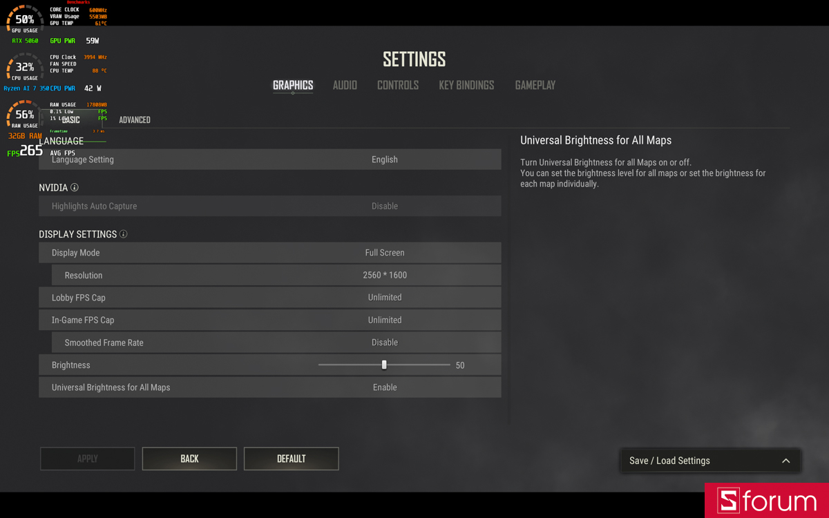 PUBG trên Acer Nitro V 16S AI ProPanel