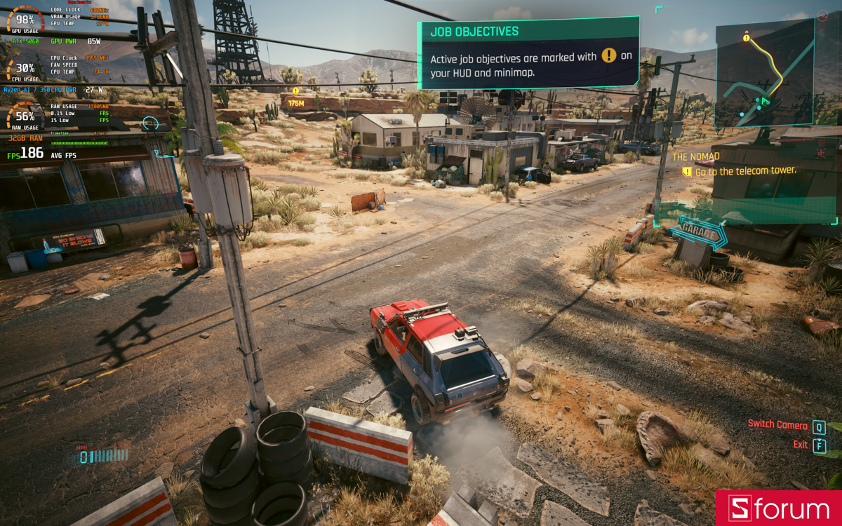 Cyberpunk 2077 trên Acer Nitro V 16S AI ProPanel