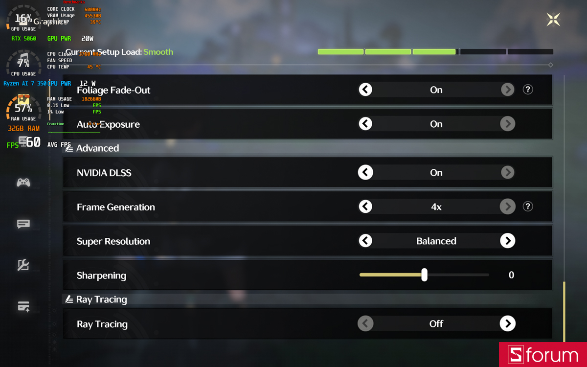 Wuthering Waves trên Acer Nitro V 16S AI ProPanel