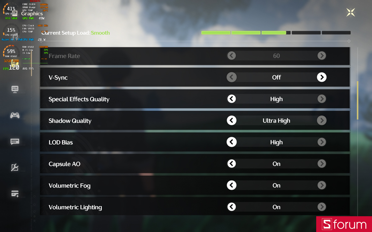 Wuthering Waves trên Acer Nitro V 16S AI ProPanel