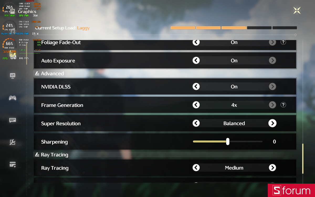 Wuthering Waves trên Acer Nitro V 16S AI ProPanel