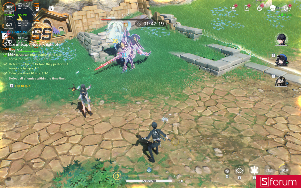 Wuthering Waves trên Acer Nitro V 16S AI ProPanel