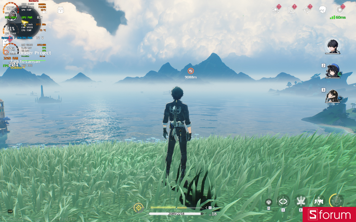 Wuthering Waves trên Acer Nitro V 16S AI ProPanel