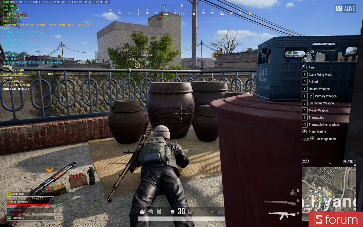 PUBG trên ASUS ProArt P16
