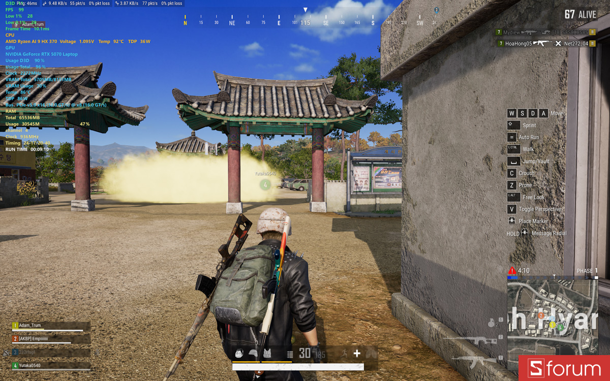 PUBG trên ASUS ProArt P16