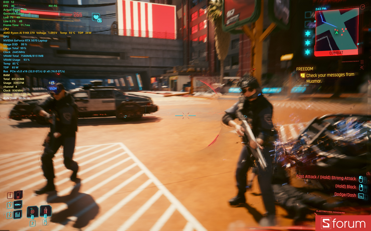 CYBERPUNK 2077 trên ASUS ProArt P16