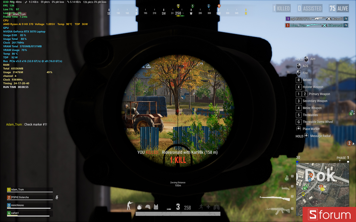 PUBG trên ASUS ProArt P16