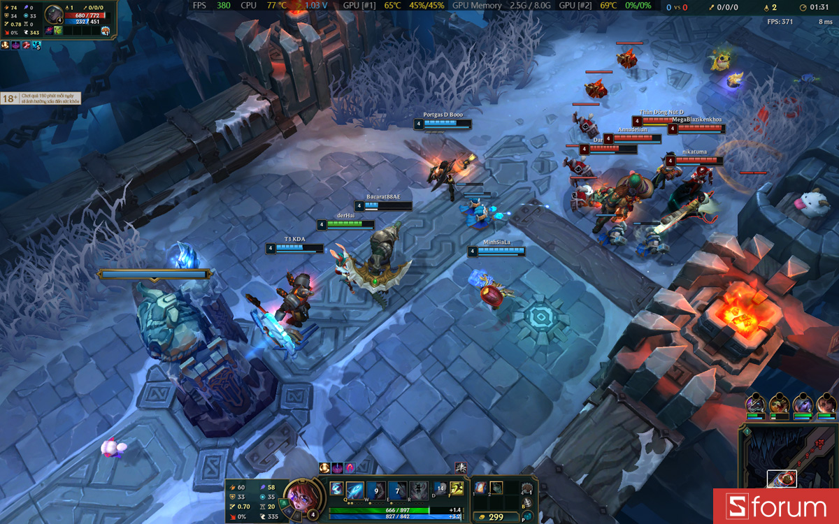 Liên minh huyền thoại trên ASUS ROG Strix G16 G614P