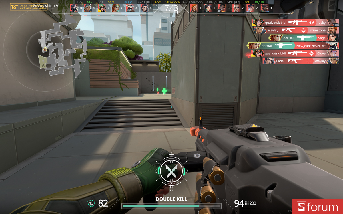 Valorant trên ASUS ROG Strix G16 G614P