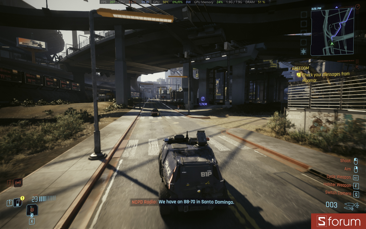 CYBERPUNK 2077 trên ASUS ROG Strix G16 G614PM