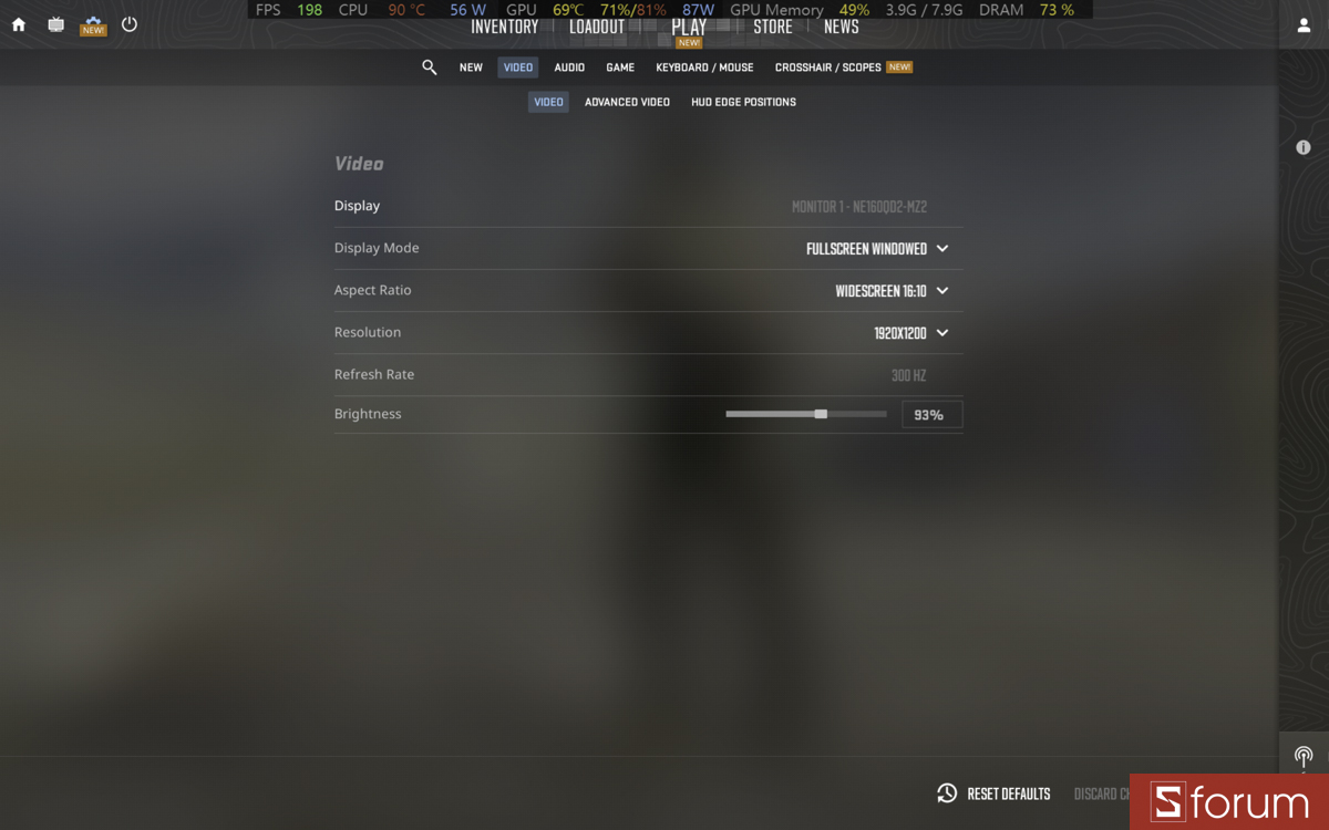 CSGO 2 trên ASUS ROG Strix G16 G614PM