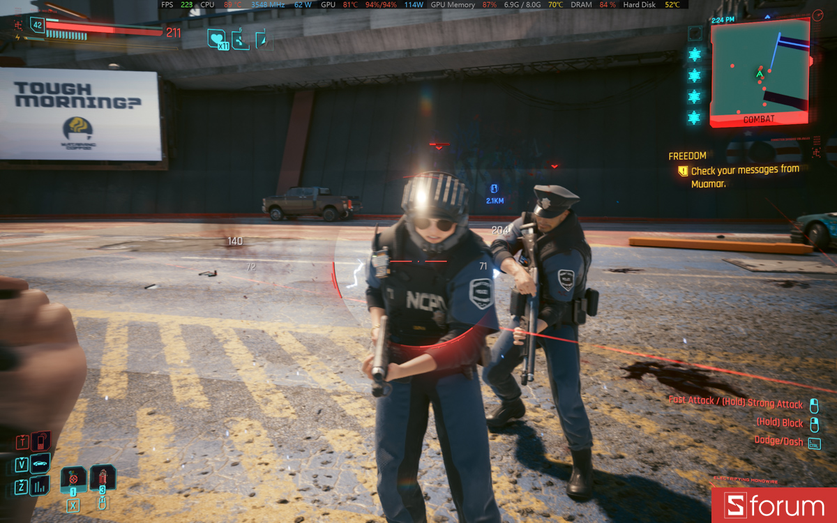 CYBERPUNK 2077 trên ASUS ROG Strix G16