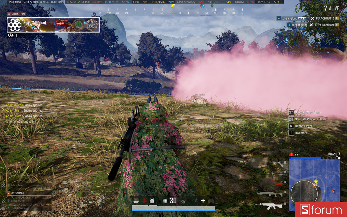 PUBG trên ASUS ROG Strix G16