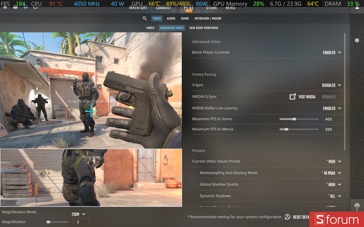 CSGO 2 trên ASUS ROG Zephyrus Duo 2026