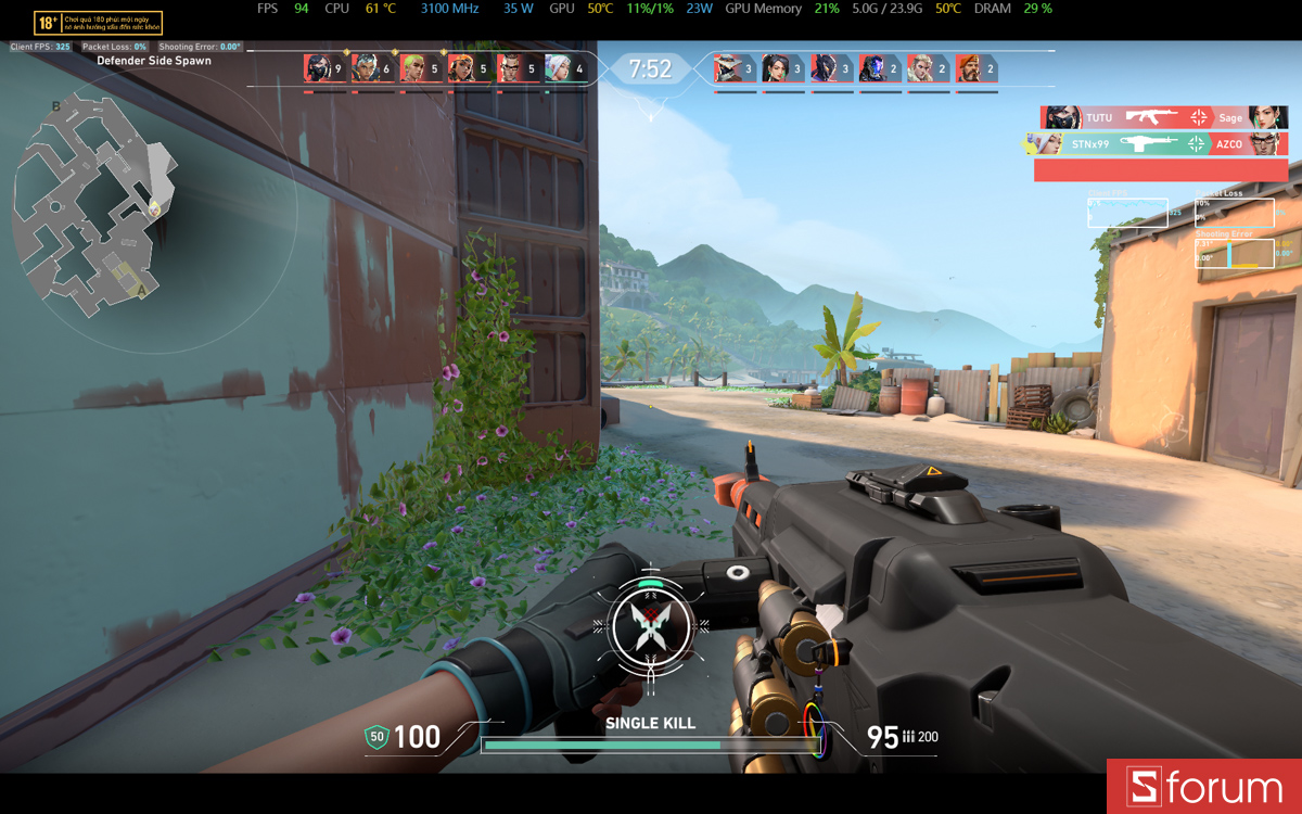 Valorant trên ASUS ROG Zephyrus Duo 2026