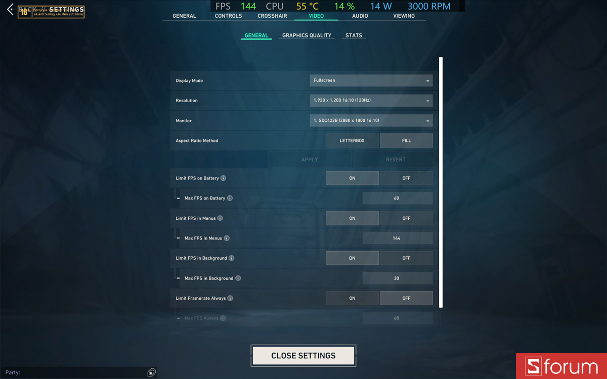 Valorant trên ASUS ROG Zephyrus G14 2026