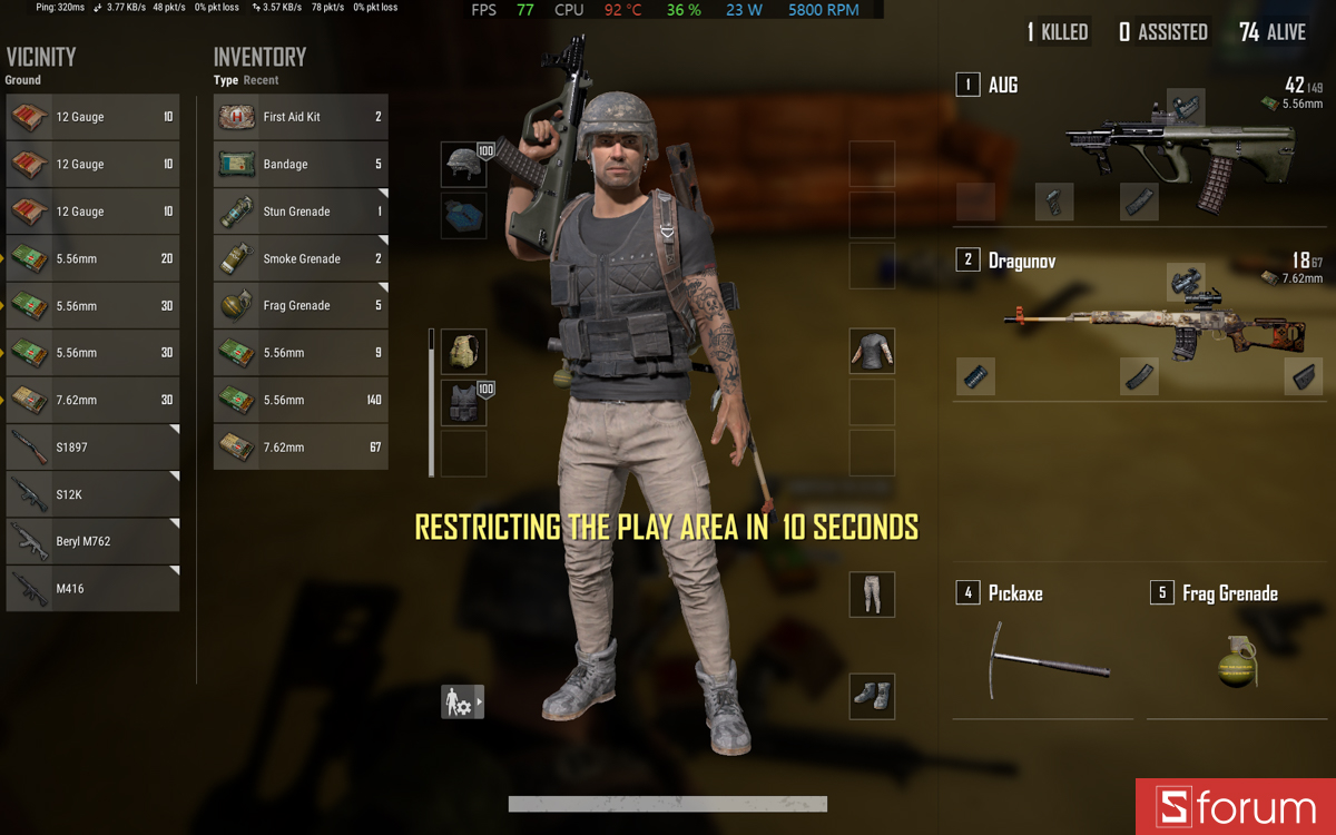 PUBG trên ASUS ROG Zephyrus G14 2026