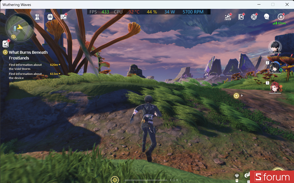 Wuthering Waves trên ASUS ROG Zephyrus G14 2026