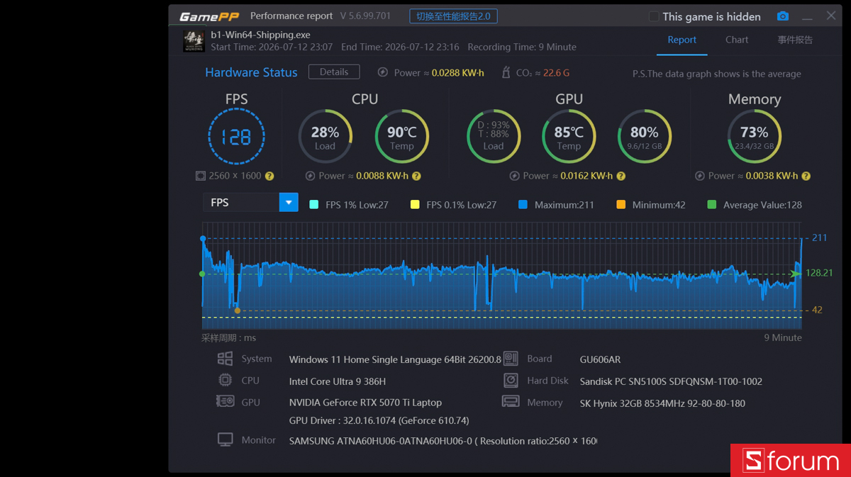 Black Myth Wukong trên ASUS ROG Zephyrus G16 2026