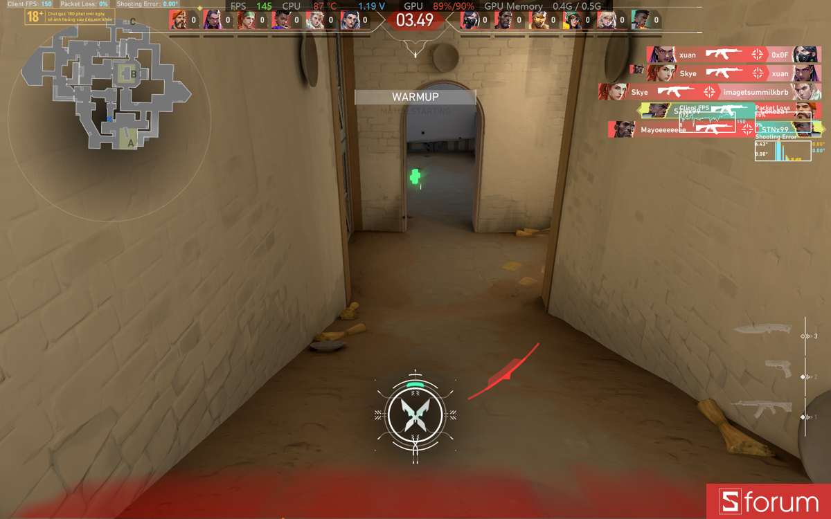 Valorant trên ASUS VivoBook S 14 2026