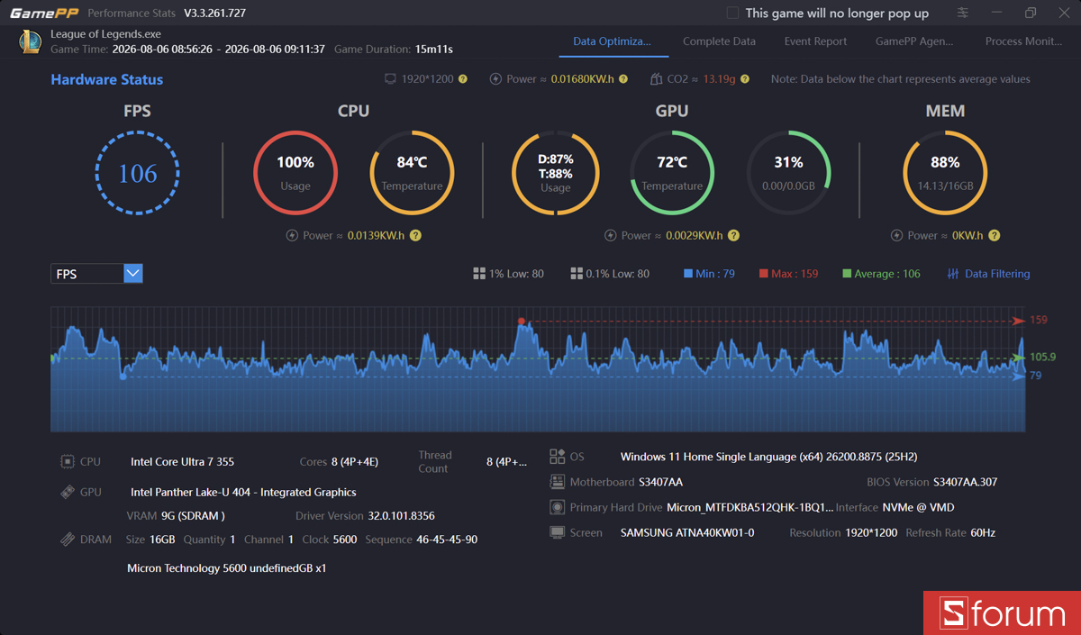 Liên minh huyền thoại trên ASUS VivoBook S 14 S3407AA