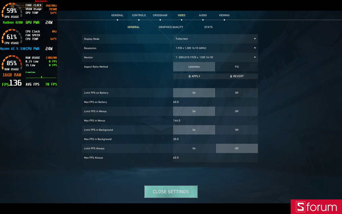Valorant trên ASUS VivoBook S14 M3407KA