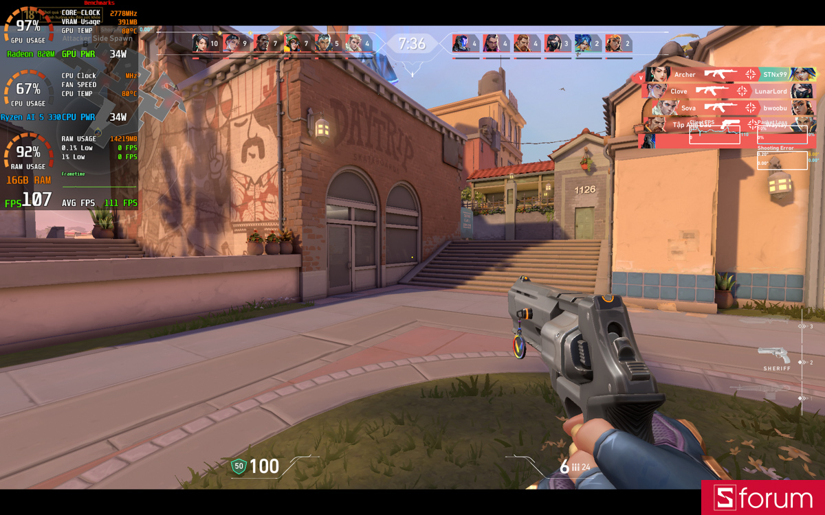 Valorant trên ASUS VivoBook S14 M3407KA