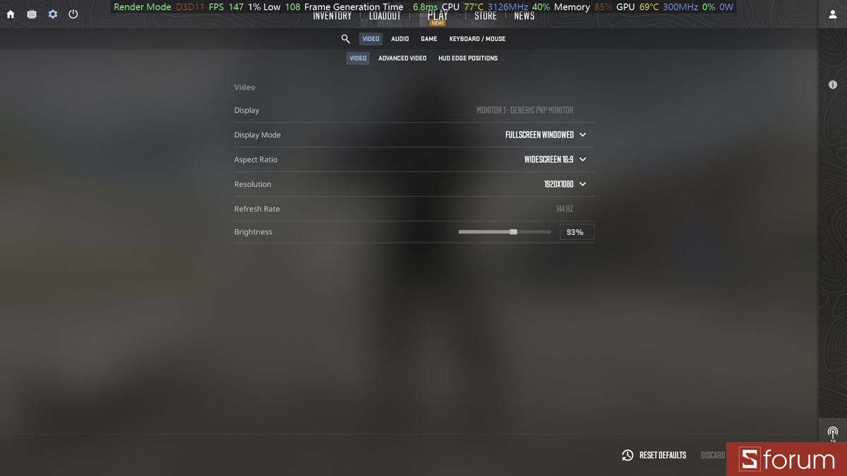 CS:GO 2 trên COLORFUL EVOL X15 XS